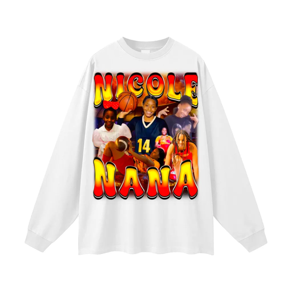 Nicole Oversized Long Sleeve Tee