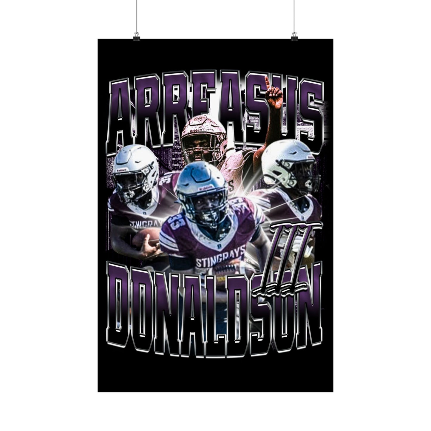 Arreasus Donaldson III Poster 24" x 36"