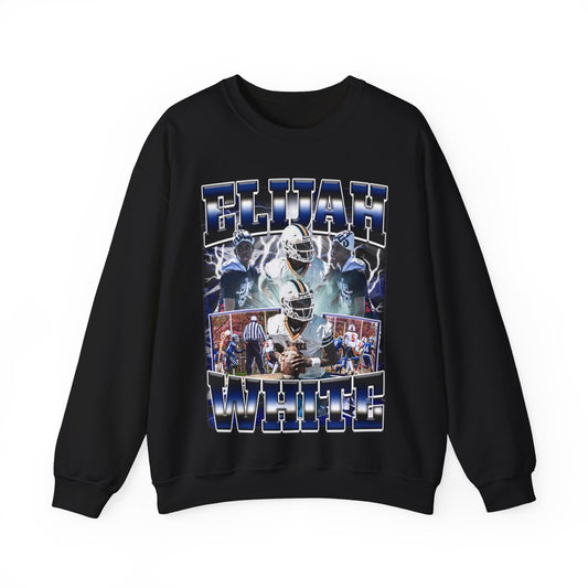 Elijah White Crewneck Sweatshirt