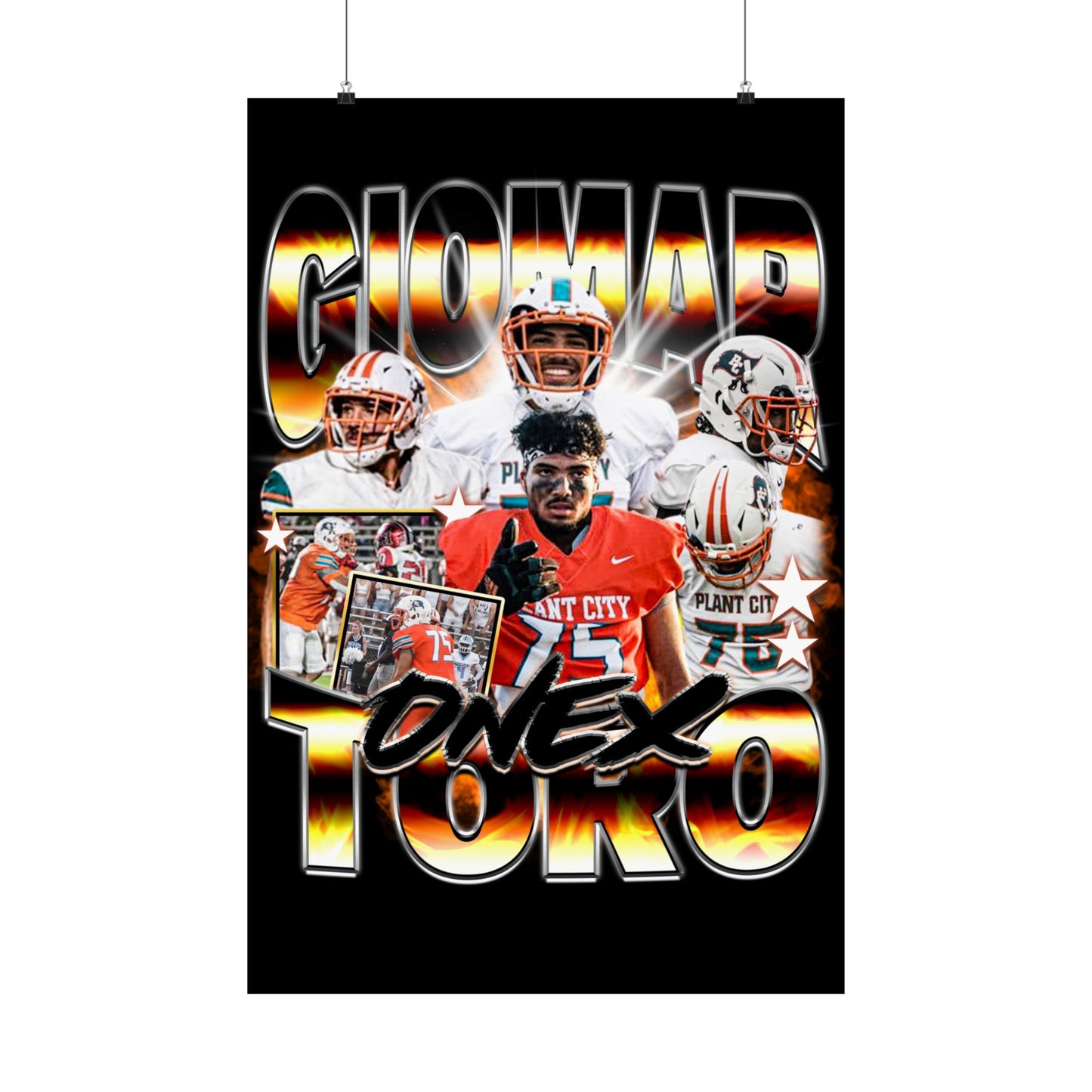 Giomar Onex Toro Poster 24" x 36"
