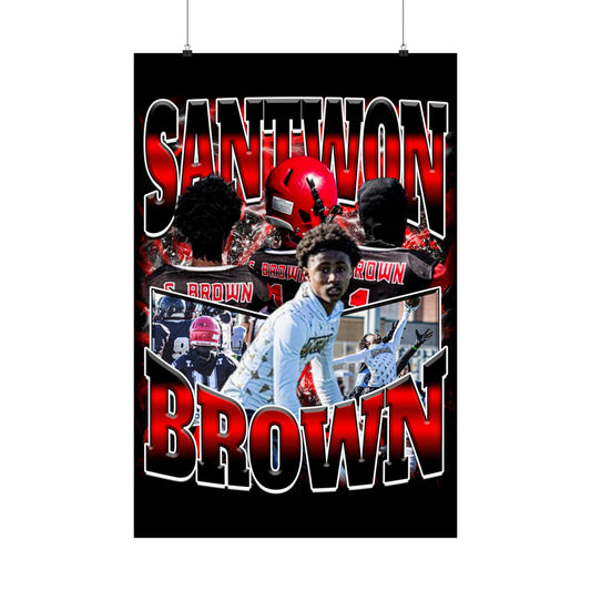 Santwon Brown Poster 24" x 36"