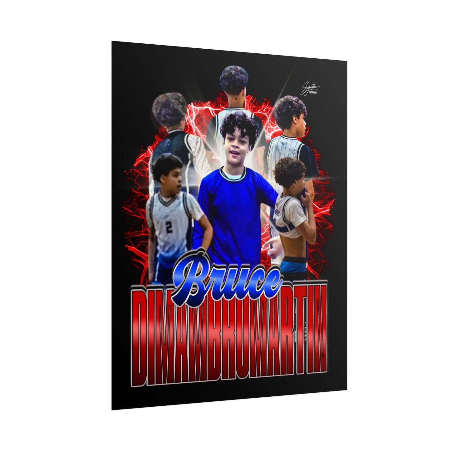 Bruce Dimambromartin Poster