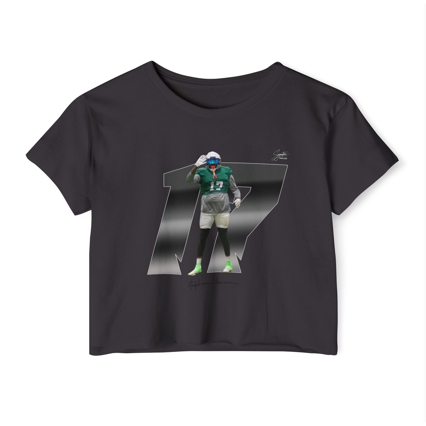 stephon brown Crop Top