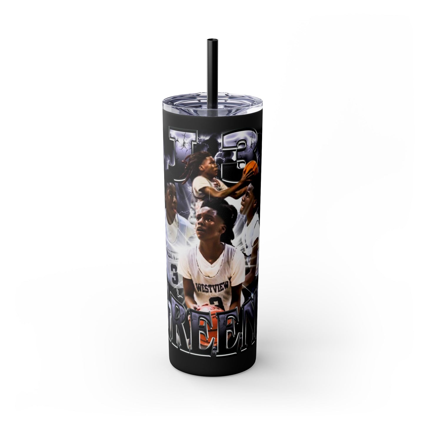 J3 Greene Stainless Steal Tumbler