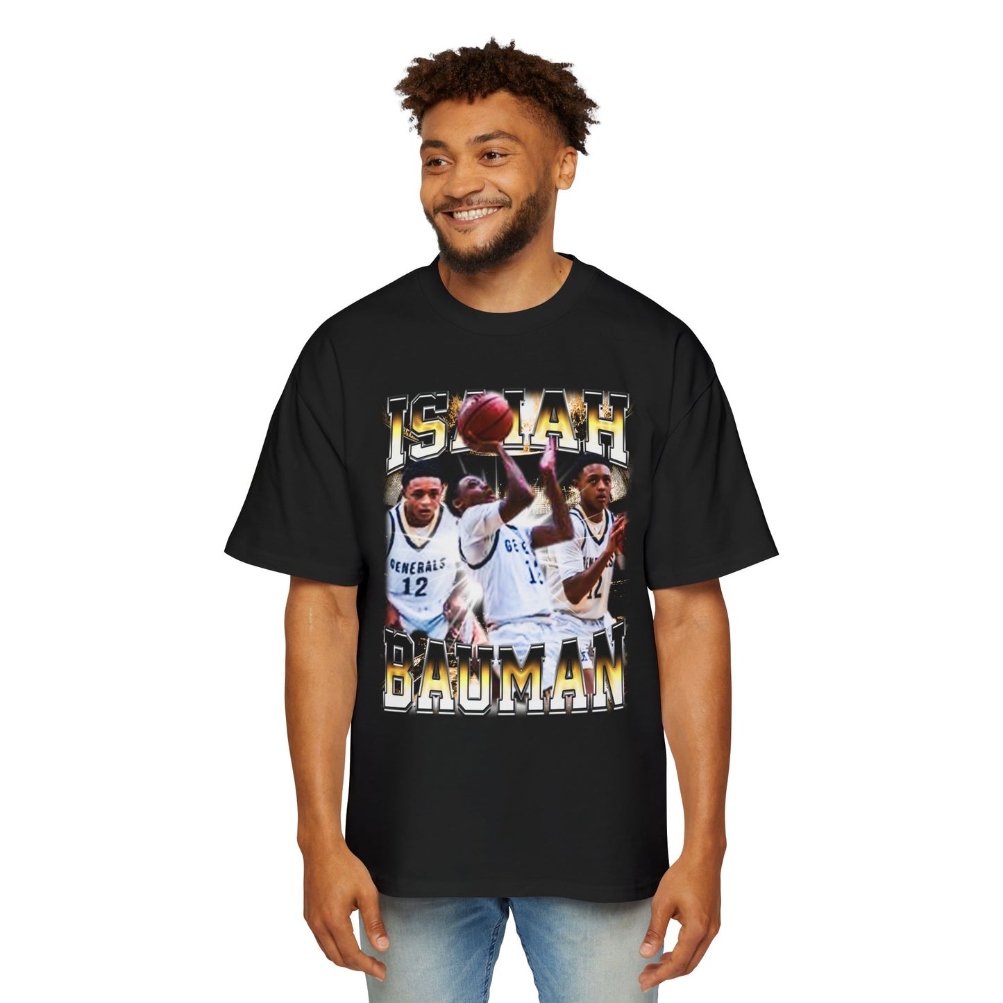 Isaiah Bauman Oversized Retro Tee