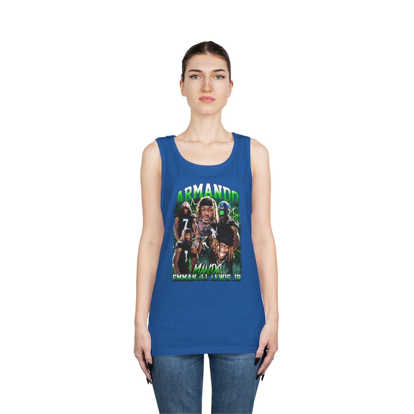 Armando Emmanuel Lewis Jr Heavy Cotton Tank Top