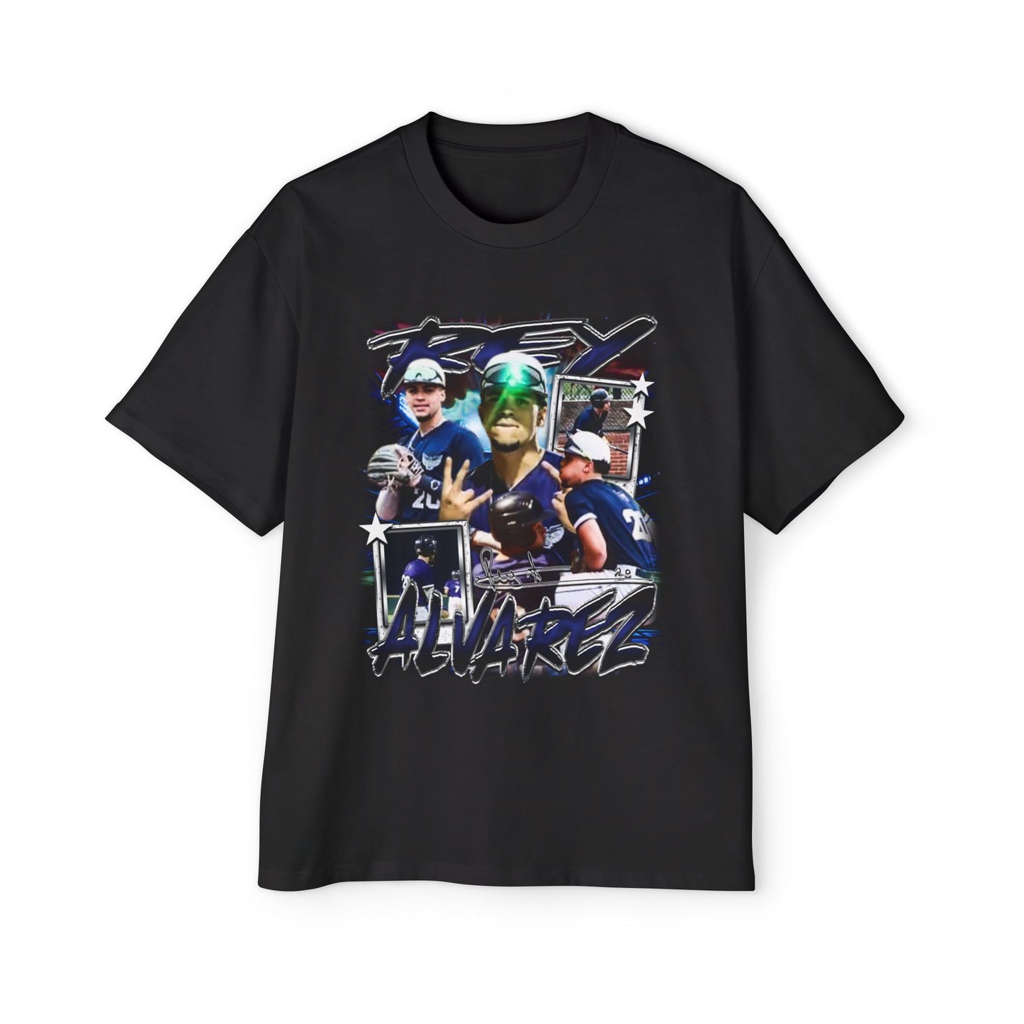 Rey Alvarez Oversized Retro Tee
