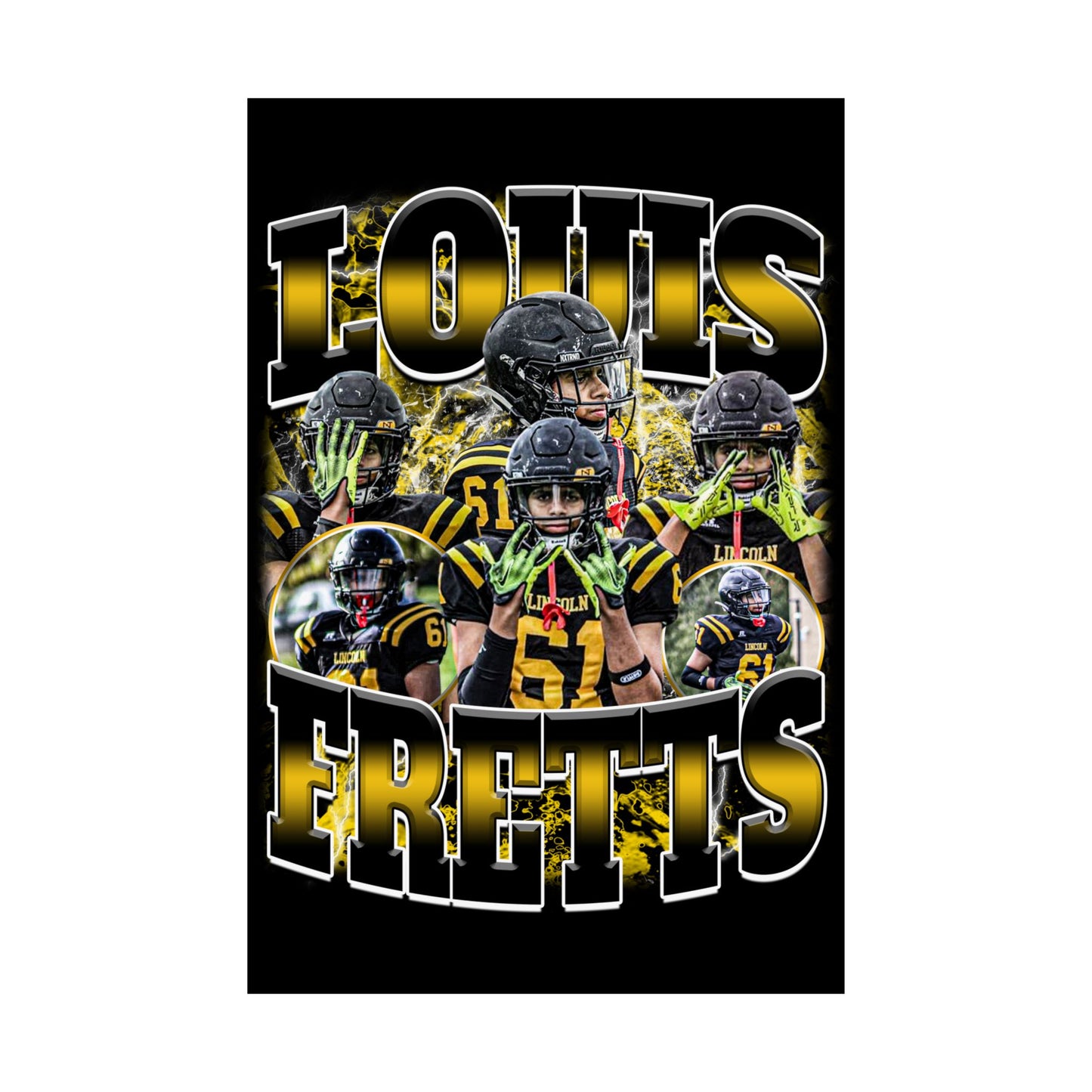Louis Fretts Poster 24" x 36"