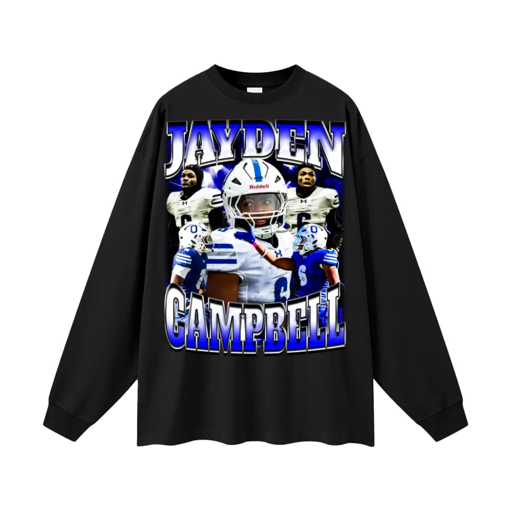 Jayden Campbell Oversized Long Sleeve Tee