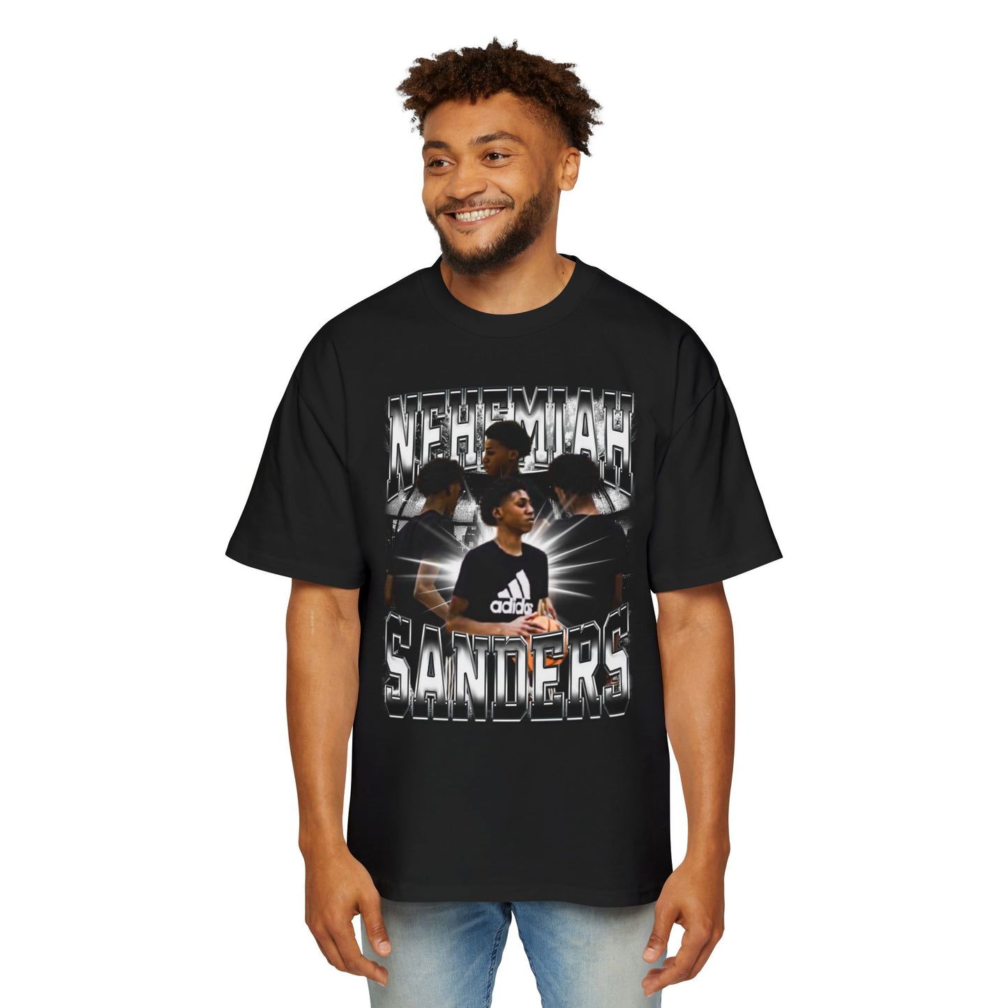 Nehemiah Sanders Oversized Retro Tee