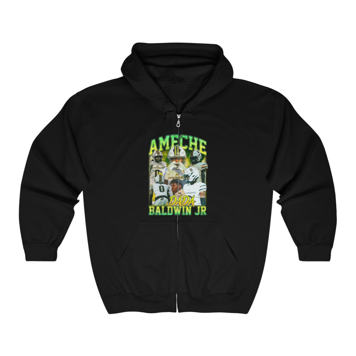 Ameche Baldwin Jr Full Zip Hoodie