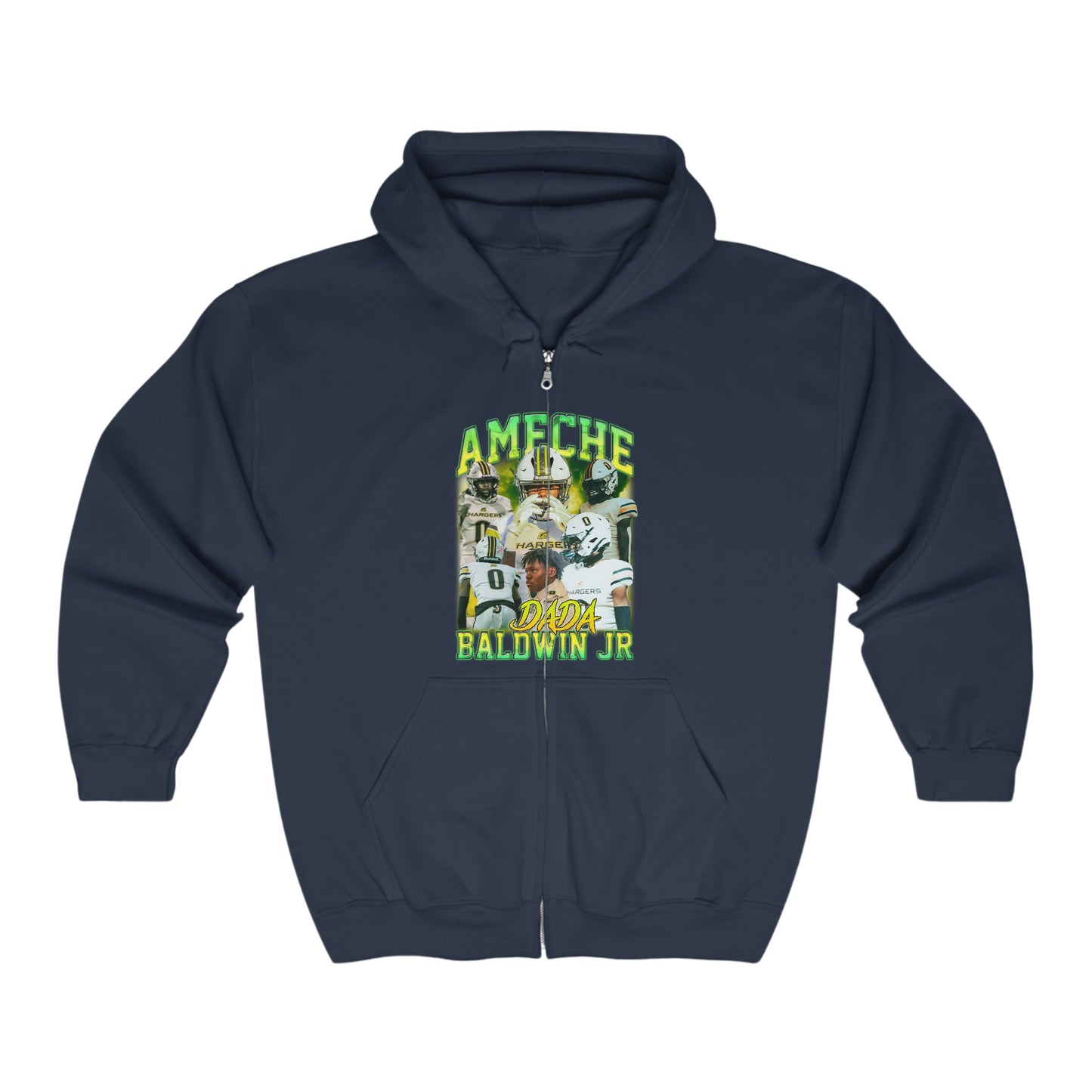 Ameche Baldwin Jr Full Zip Hoodie