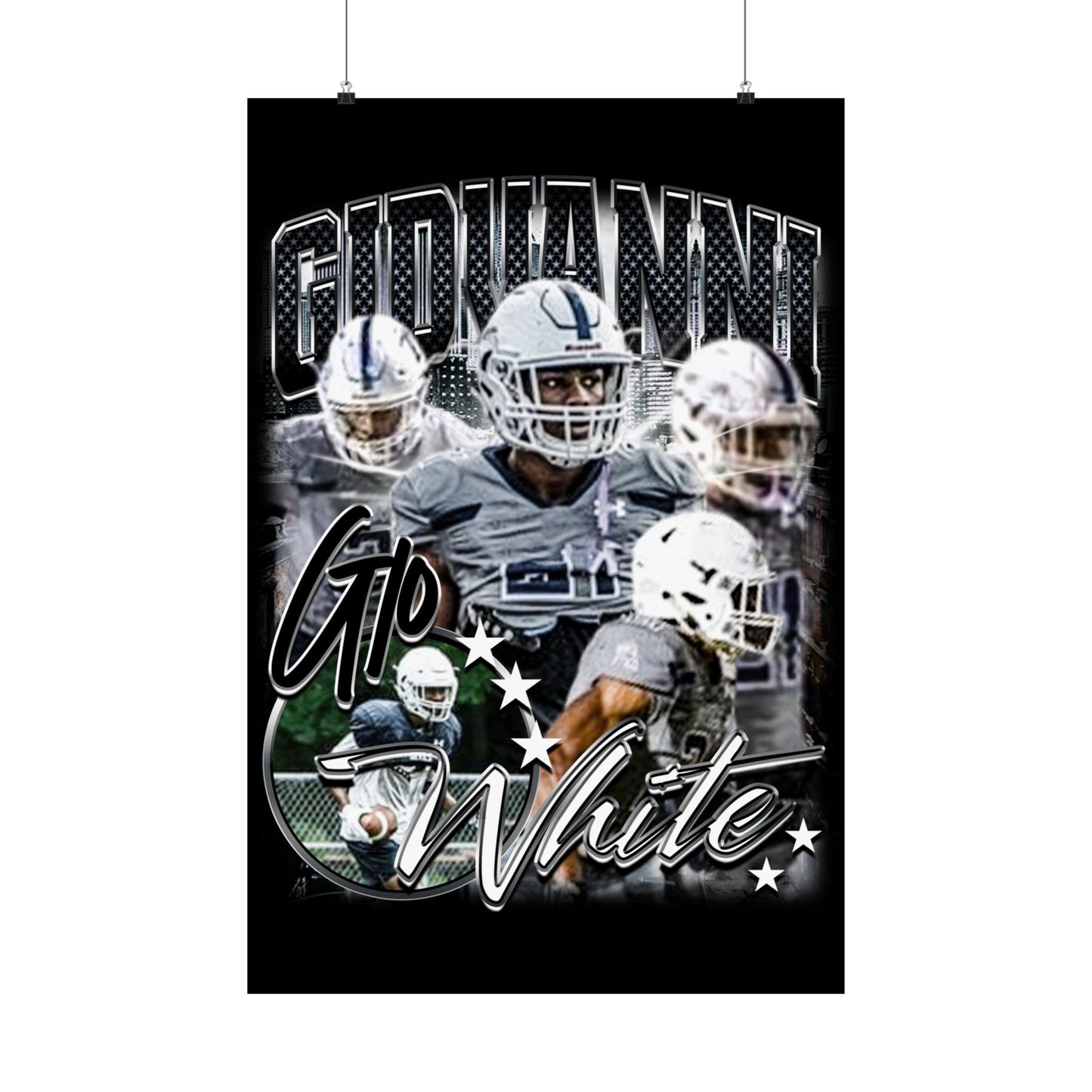 Giovanni White Poster 24" x 36"