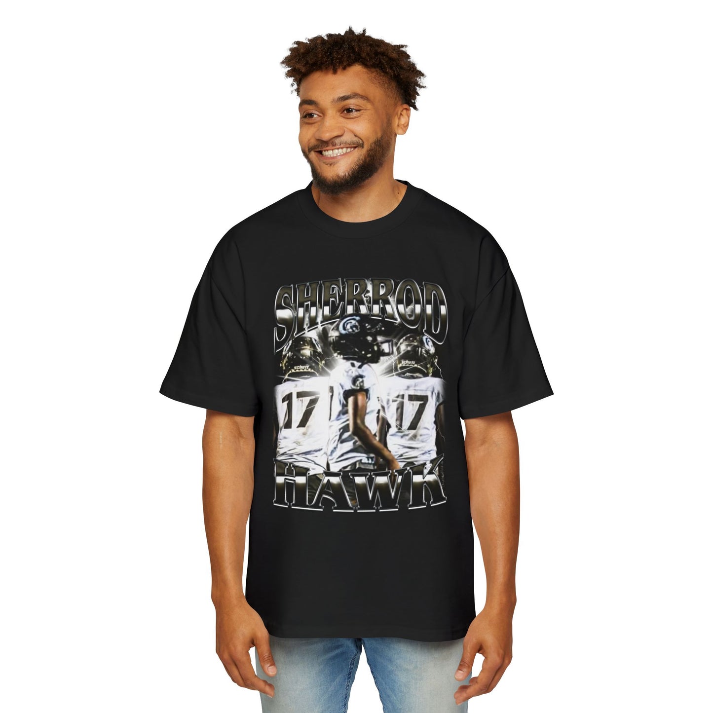 Sherrod Hawk Oversized Retro Tee