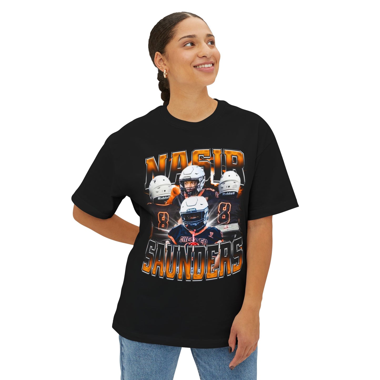 Nasir Saunders Oversized Vintage Tee