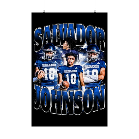 Salvador Johnson Poster 24" x 36"