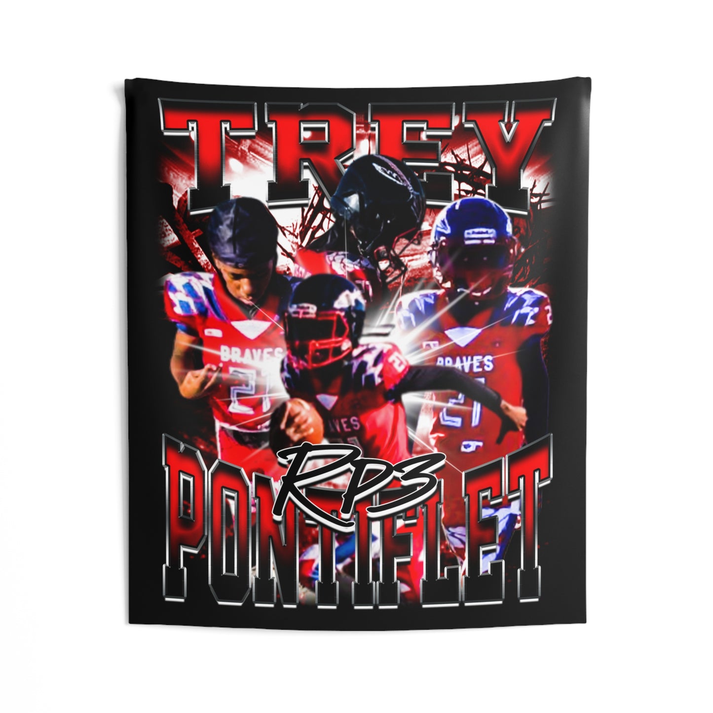 Trey Pontiflet Tapestry 50” x 60”