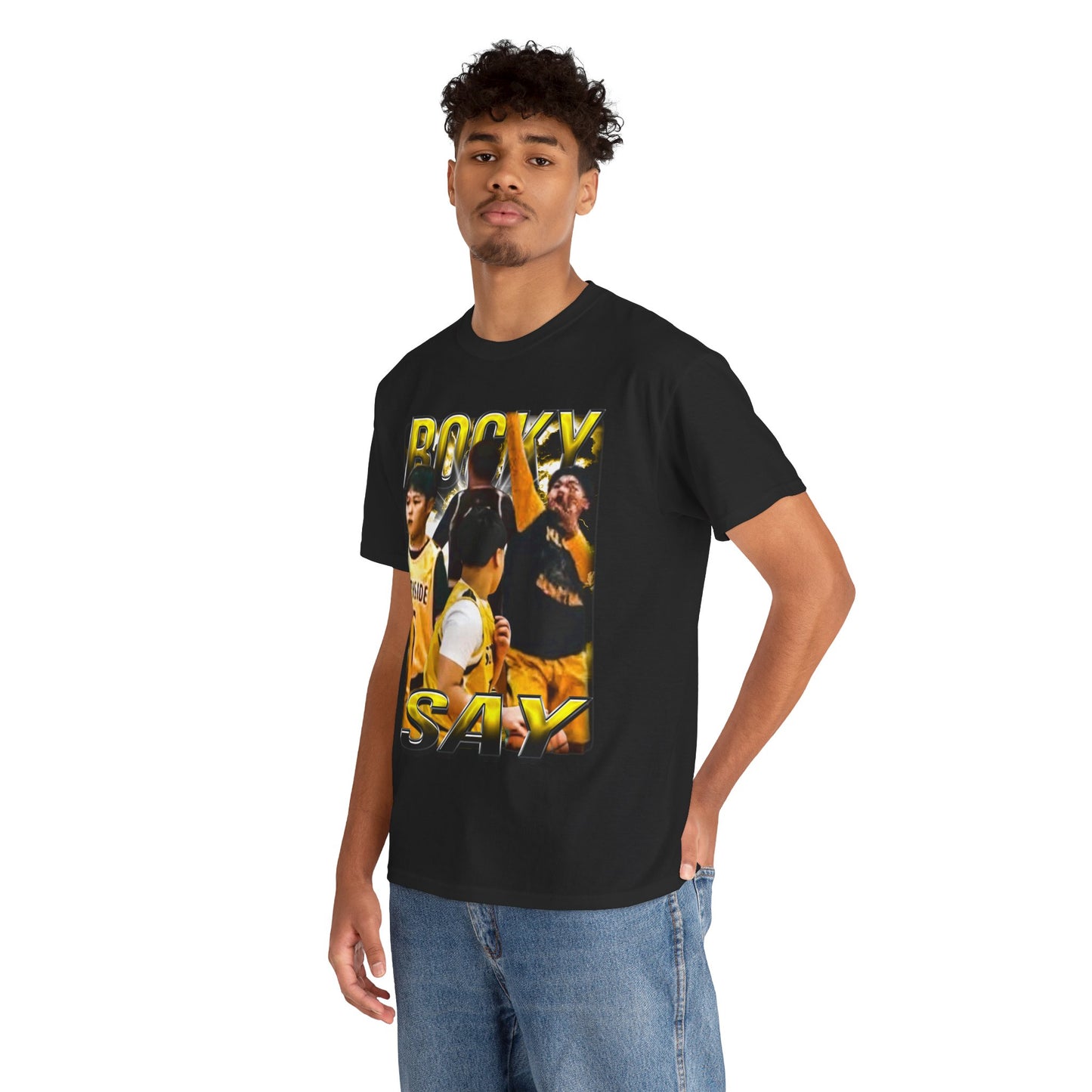 Rocky Say Heavy Cotton Tee