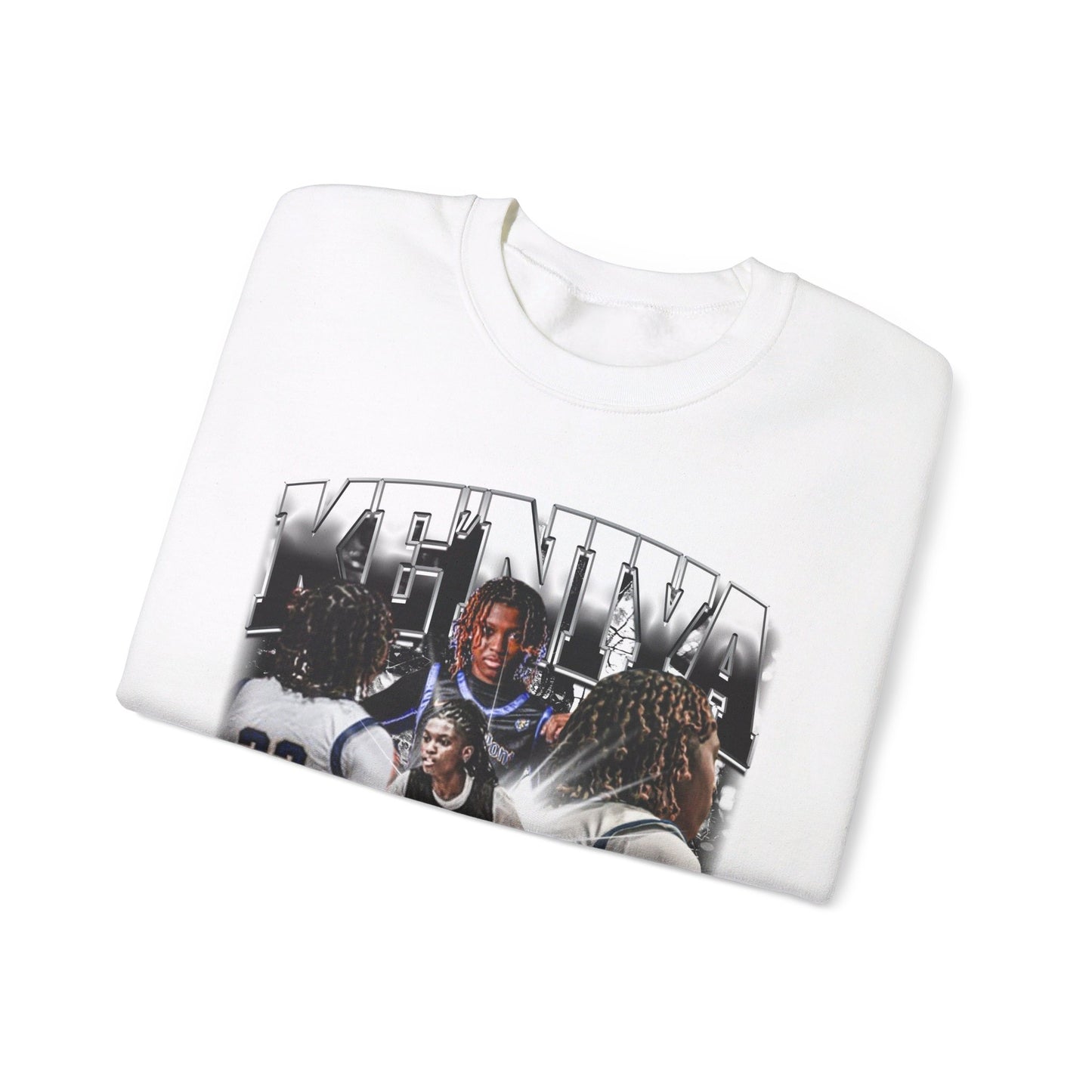 Ke'niya White Crewneck Sweatshirt