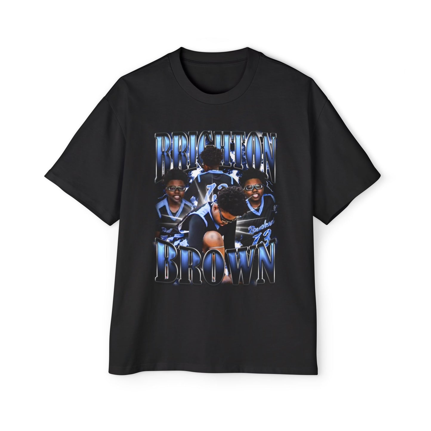 Brighton Brown Oversized Retro Tee