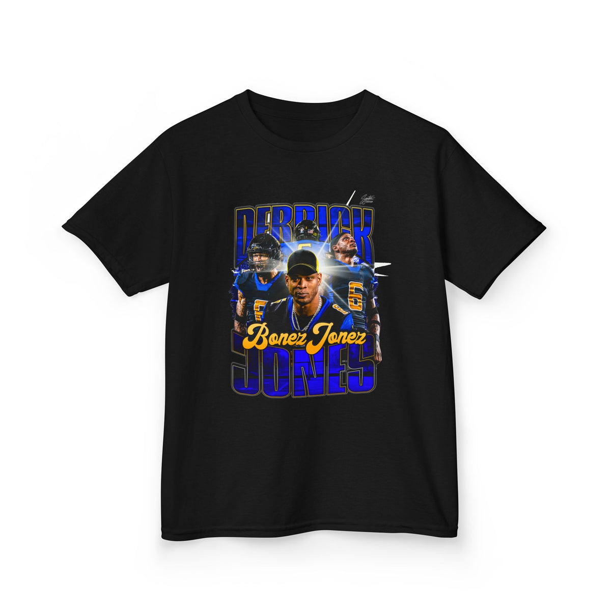 Derrick Jones Youth Heavy Cotton Tee