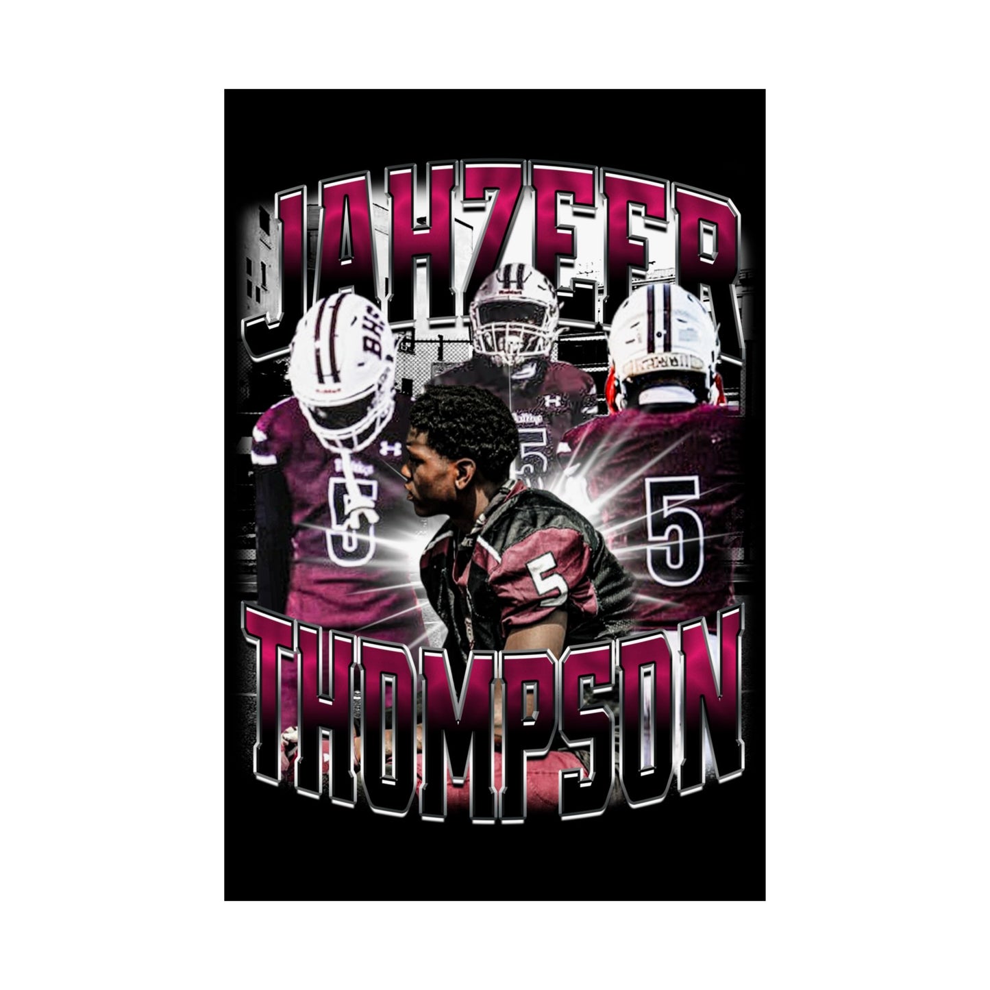 Jahzeer Thompson Poster 24" x 36"