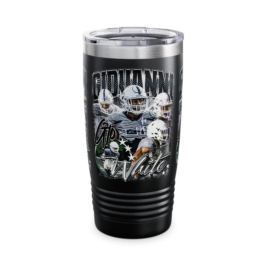 Giovanni White Stainless Steal Tumbler