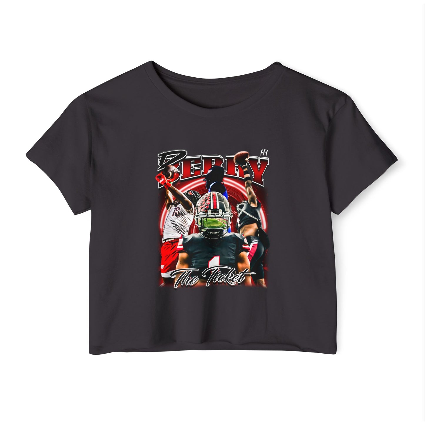 D BERRY Crop Top