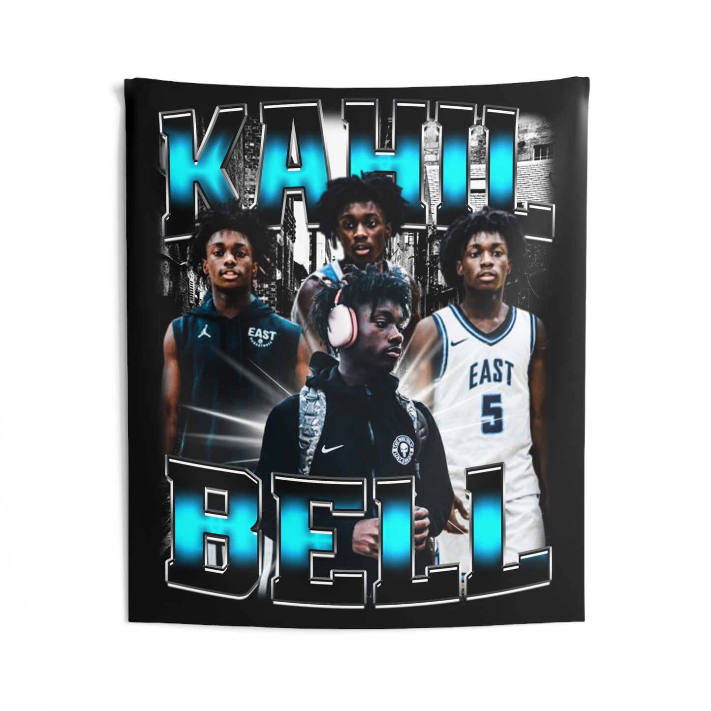 Kahil Bell Tapestry 50” x 60”