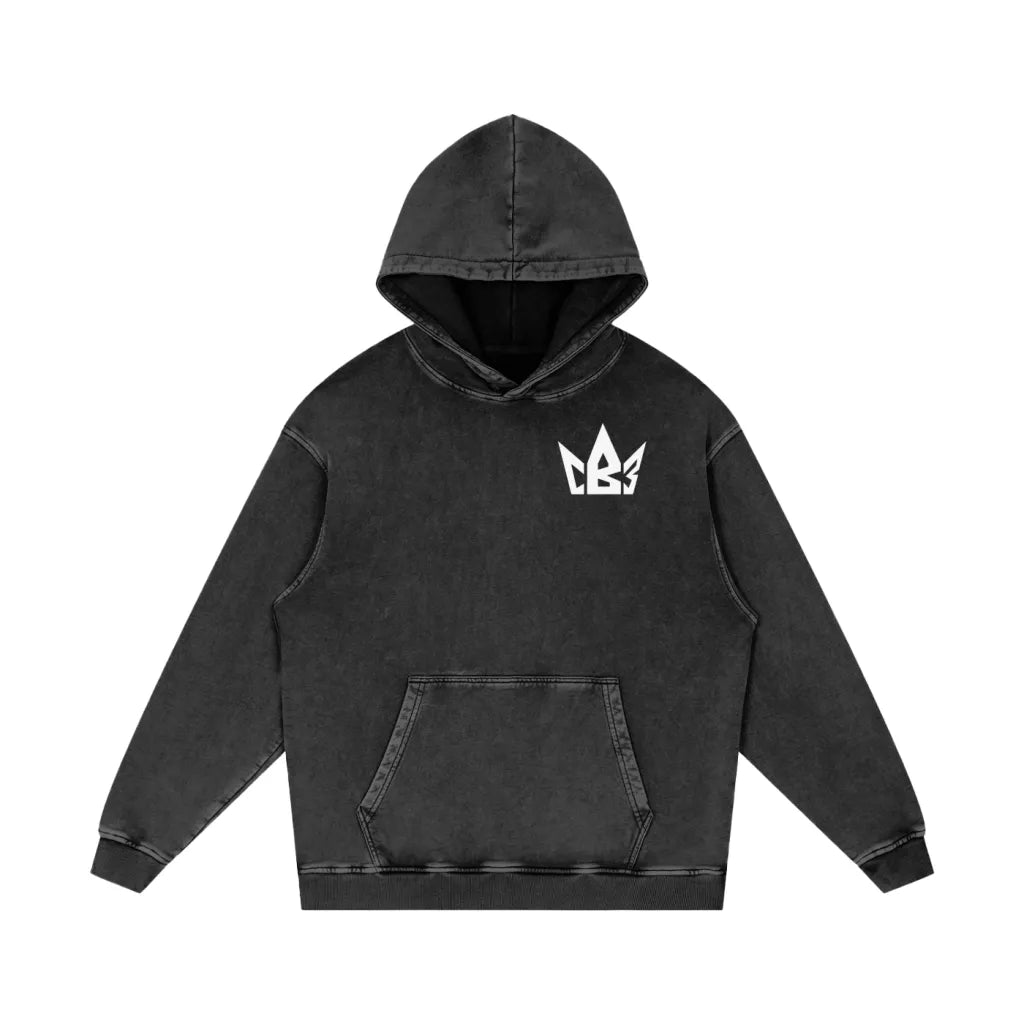Charles Brooks III Acid Wash Oversized Hoodie