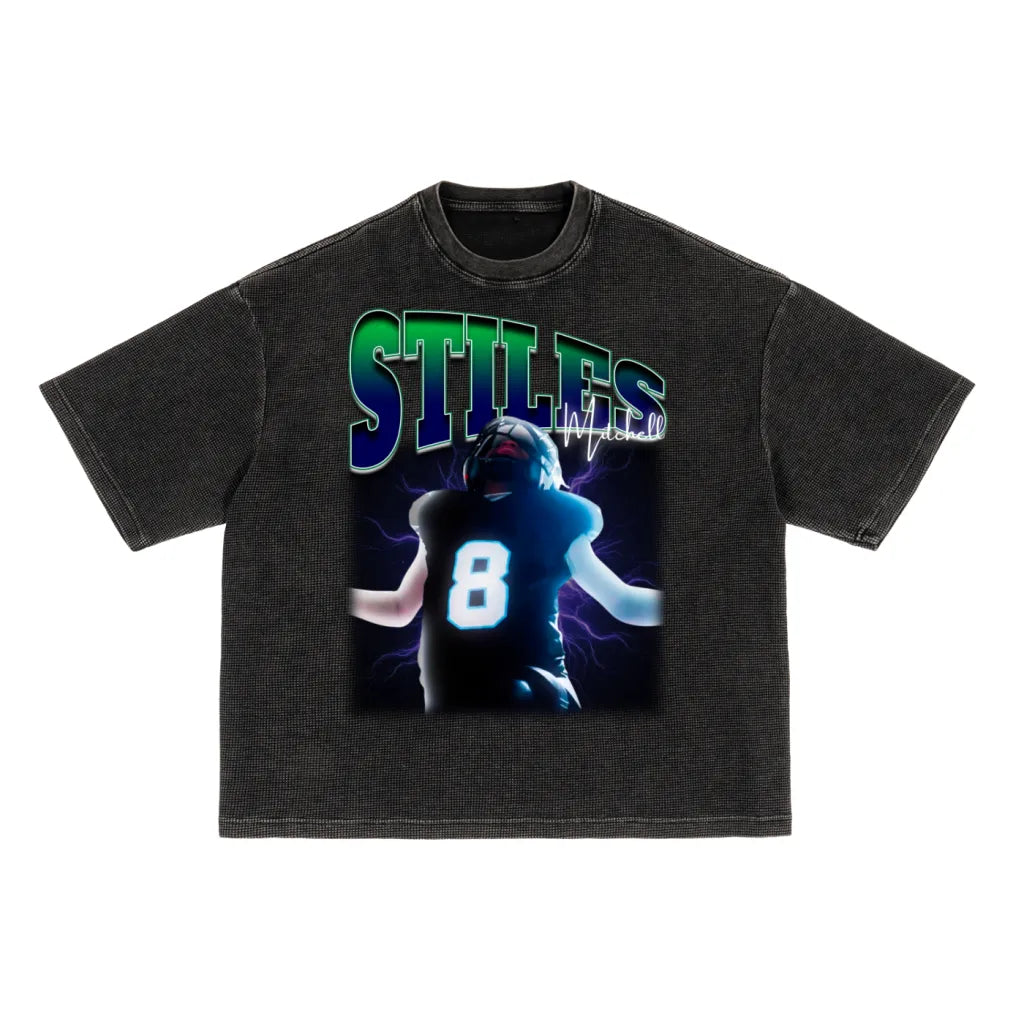 Stiles Mitchell Waffle Boxy Tee