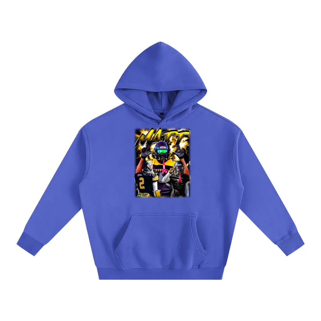 Matt Oversize Fleeced Hoodie