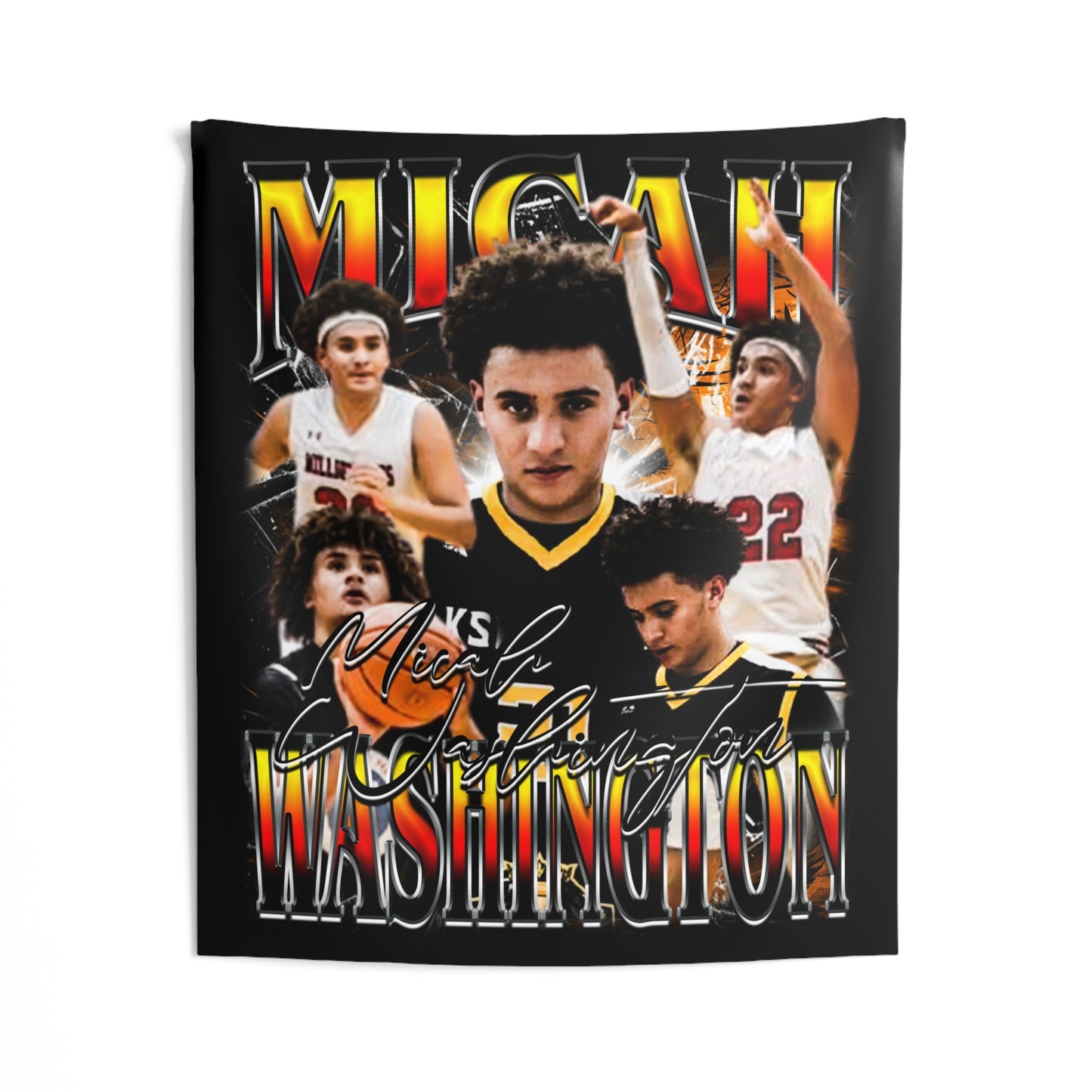 Micah Washington Tapestry 50” x 60”