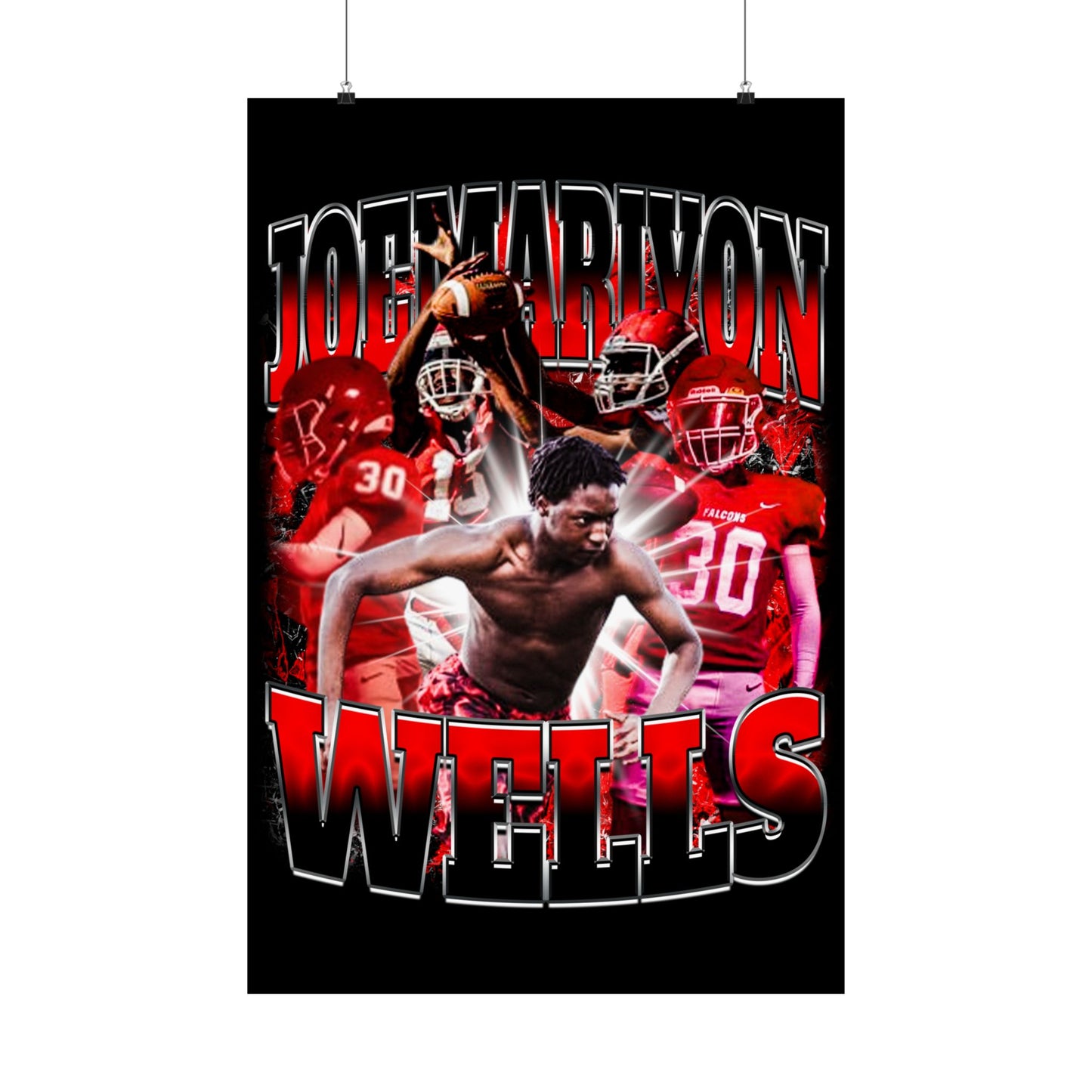 Joemariyon Wells Poster 24" x 36"