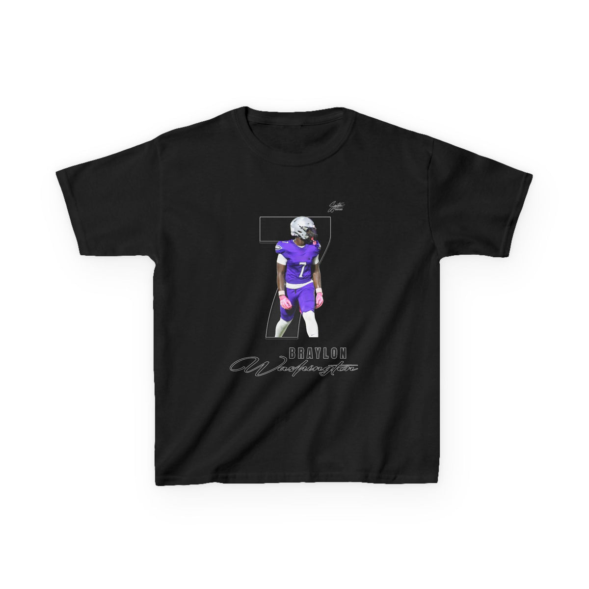 Braylon Washington Youth Heavy Cotton Tee