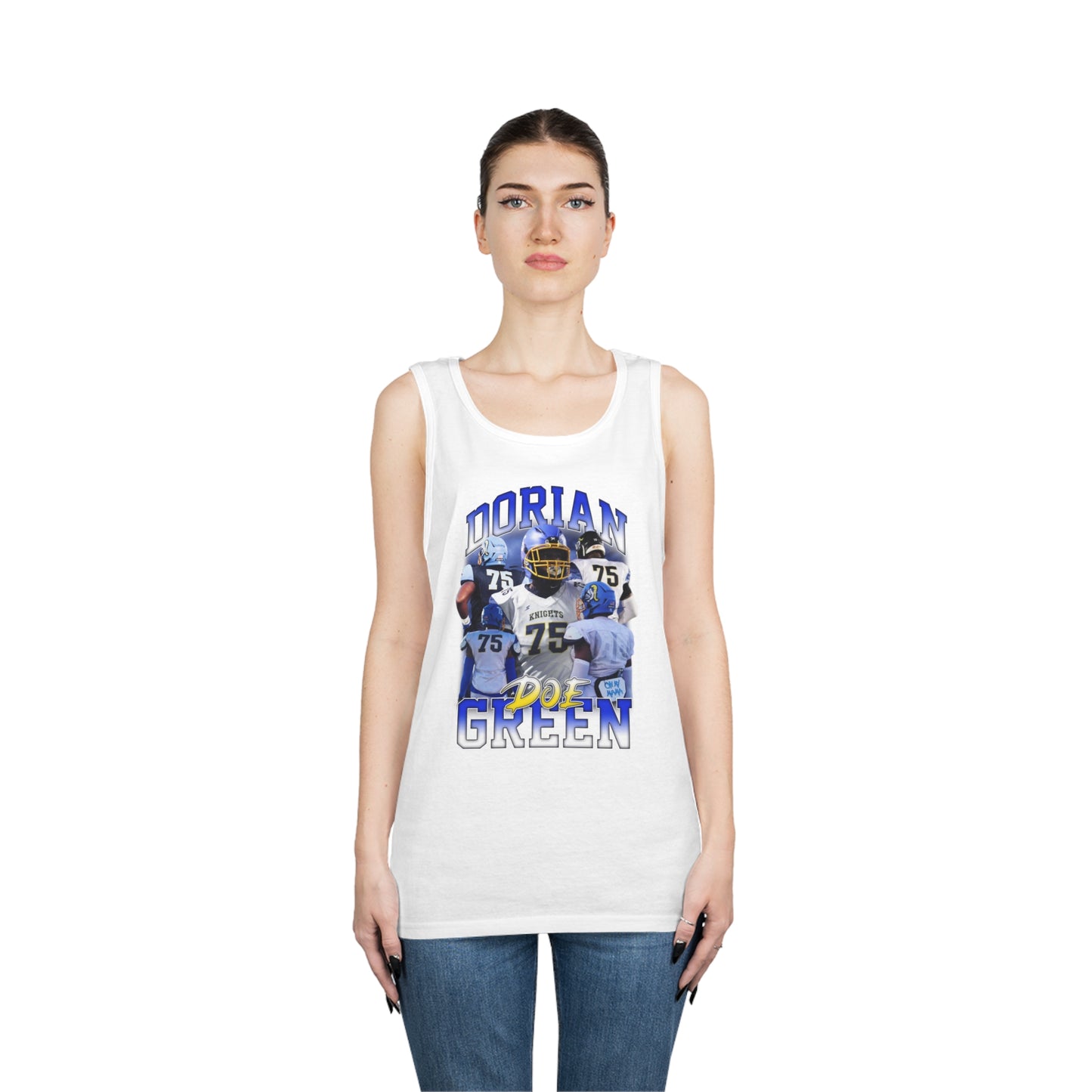 Dorian Green Heavy Cotton Tank Top