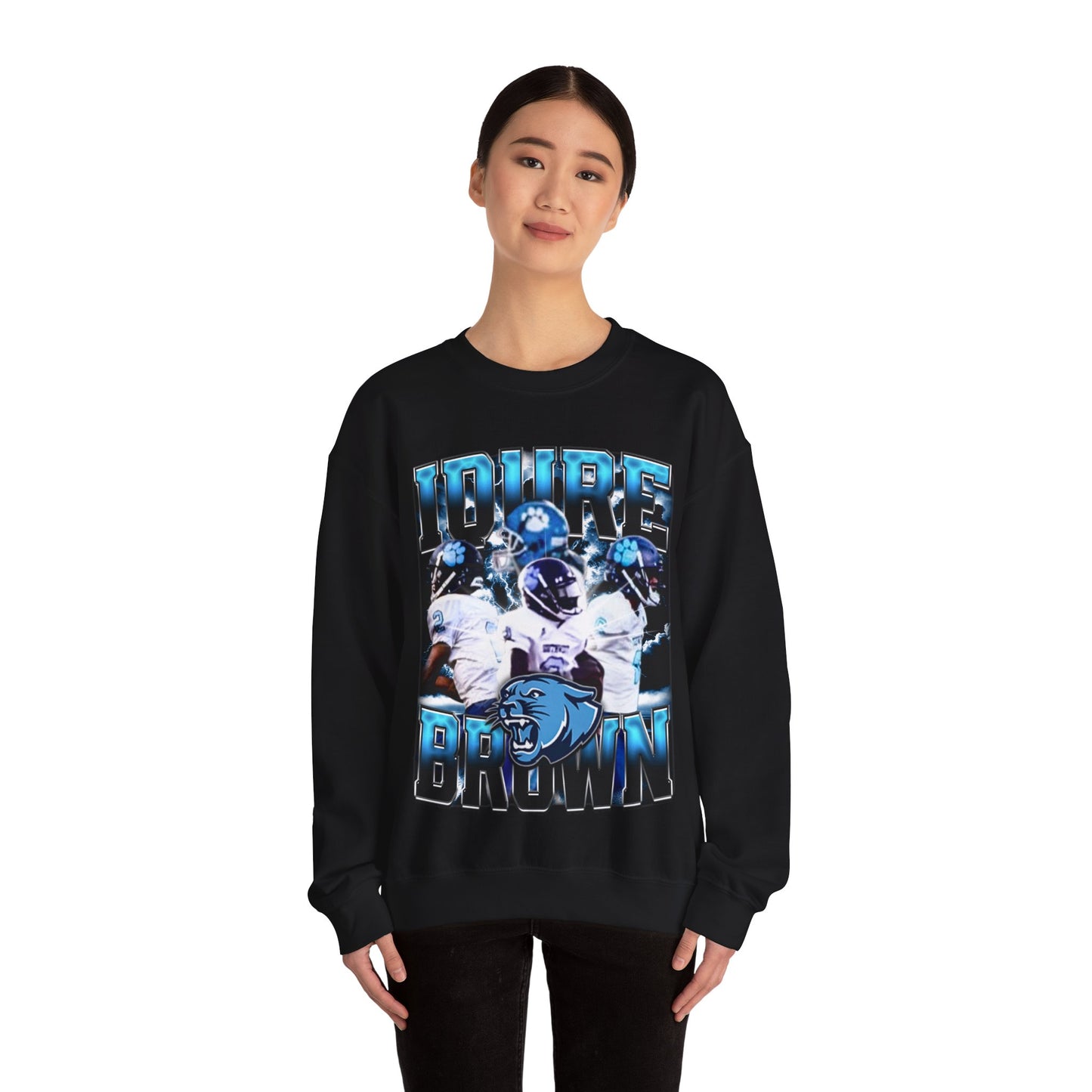 Iqure Brown Crewneck Sweatshirt