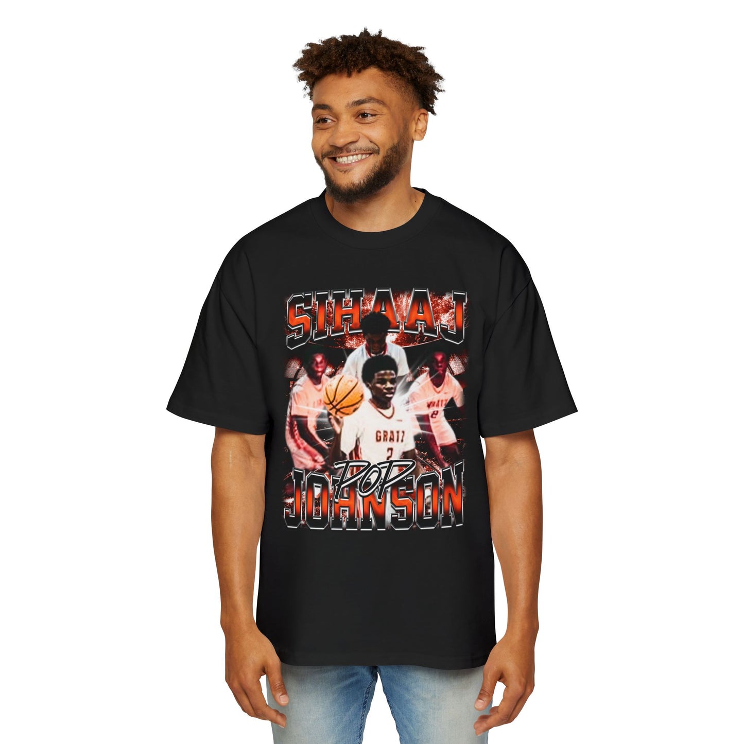 Sihaaj Johnson Oversized Retro Tee