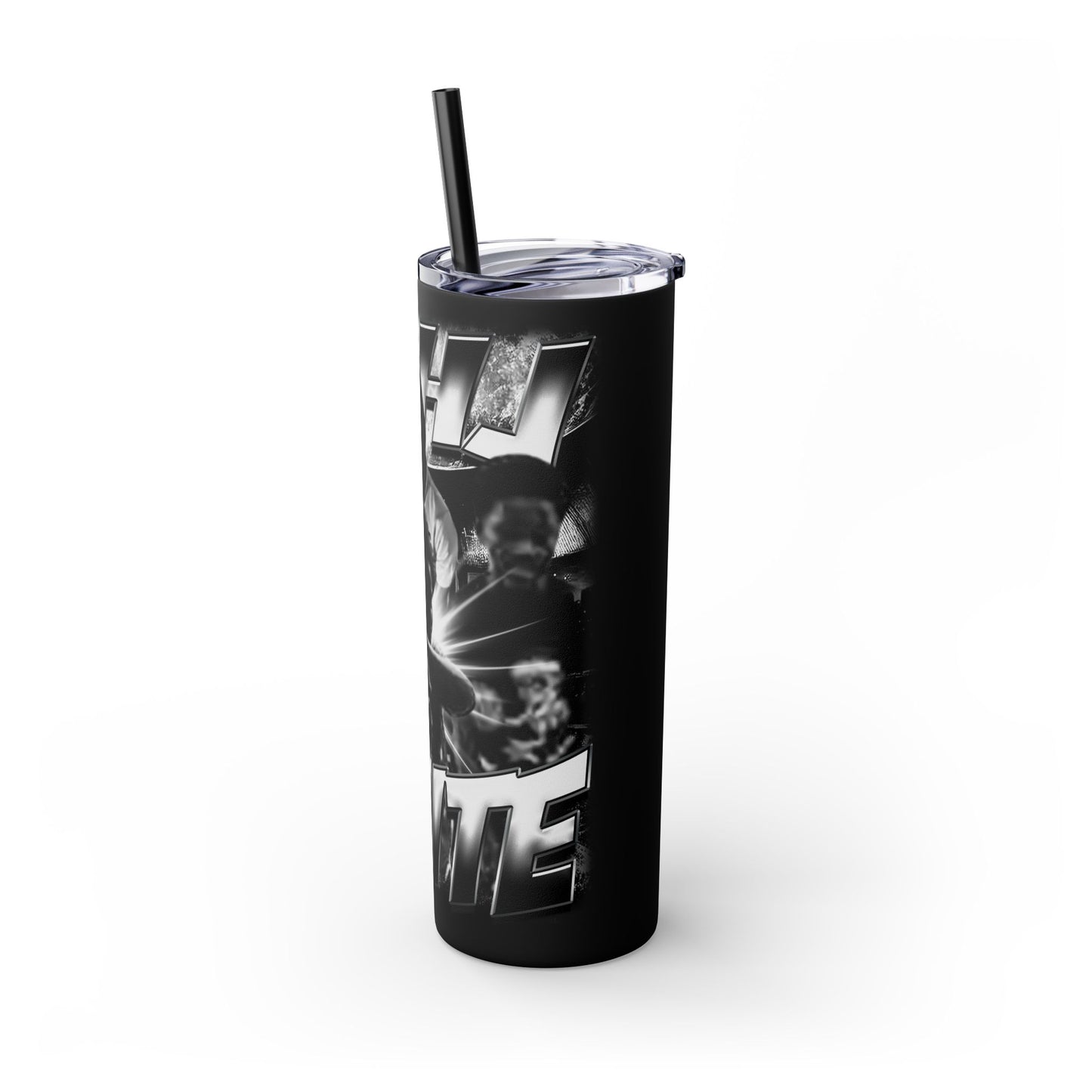 Tahj White Stainless Steal Tumbler