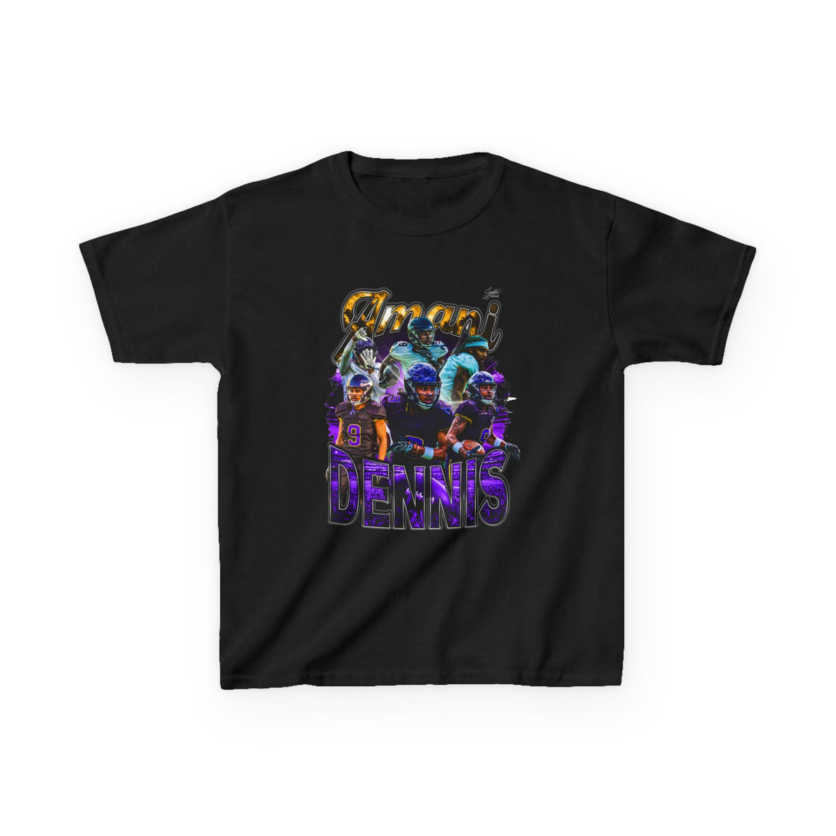 Amani Dennis Youth Heavy Cotton Tee