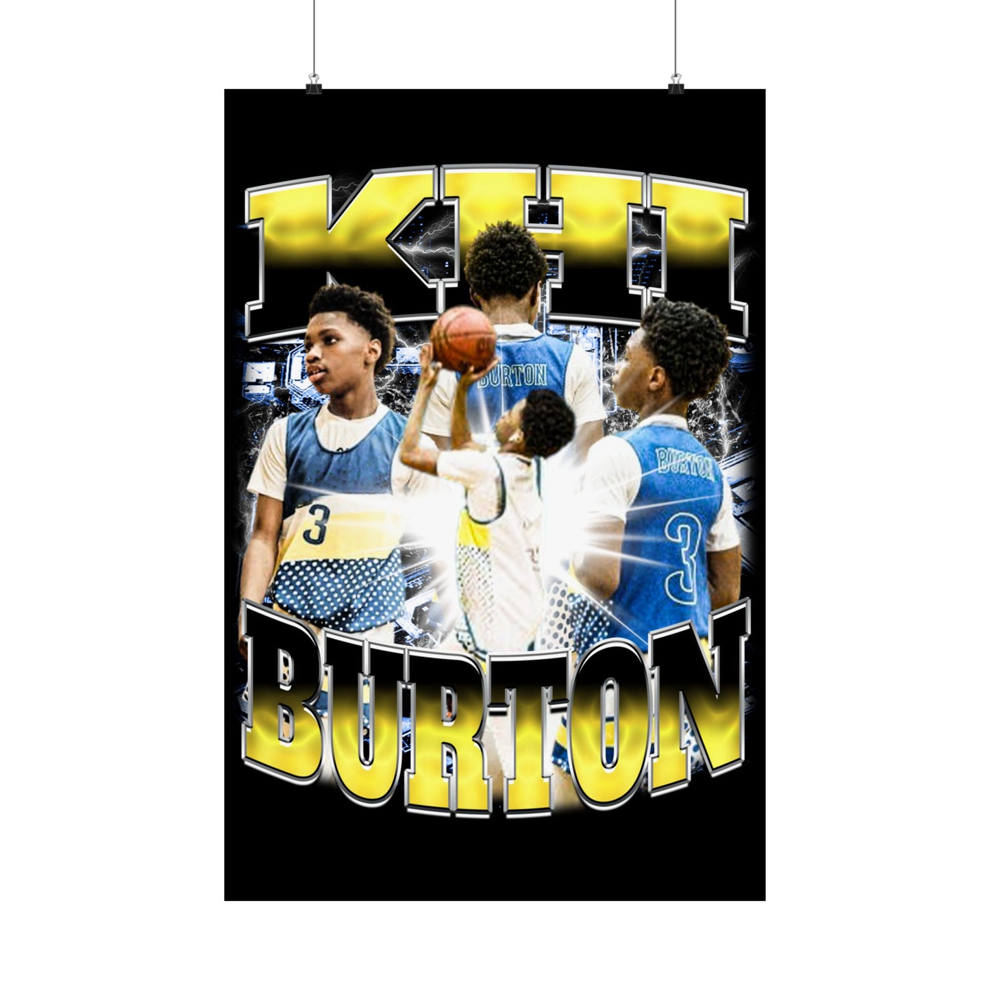Khi Burton Poster 24" x 36"