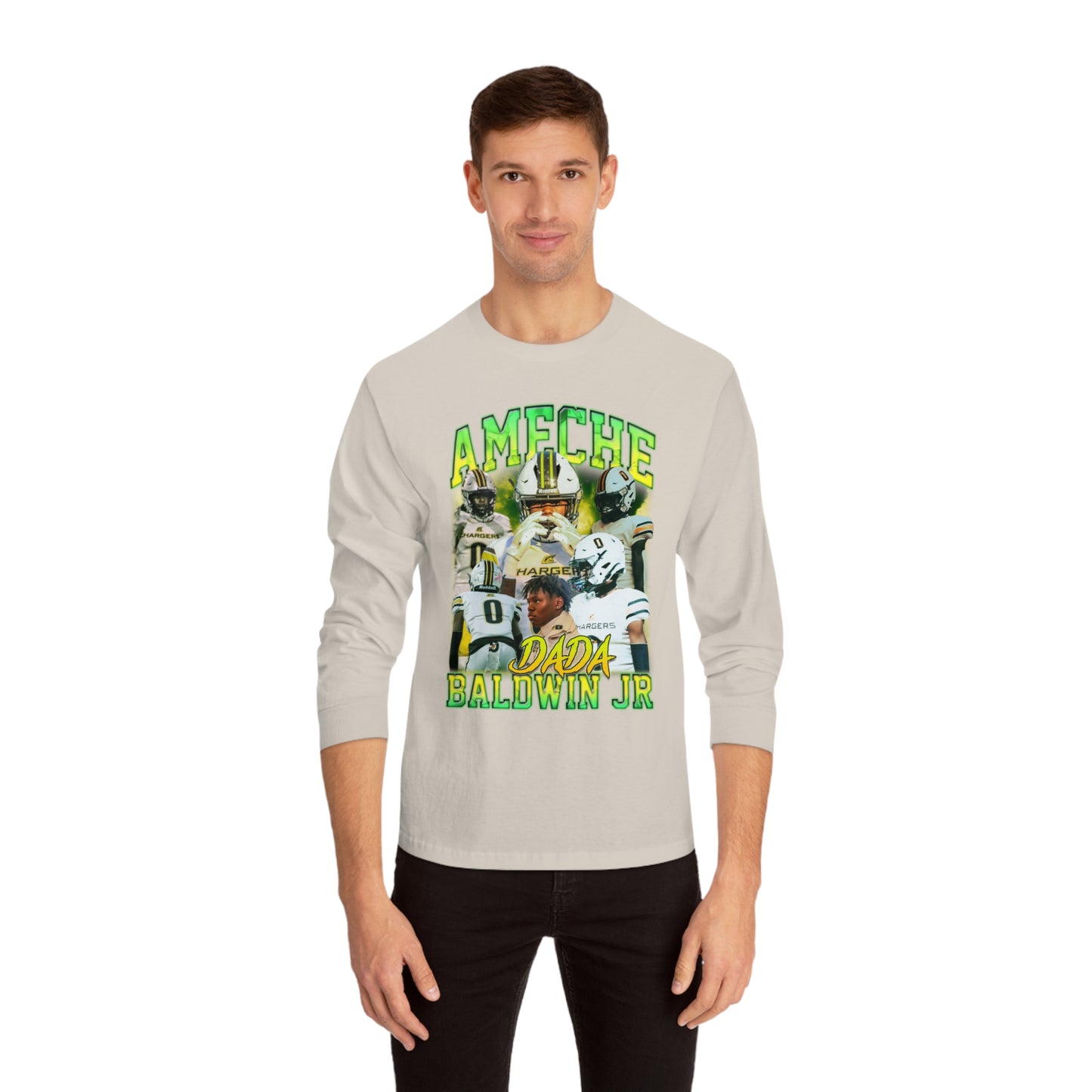 Ameche Baldwin Jr Long Sleeve T-Shirt