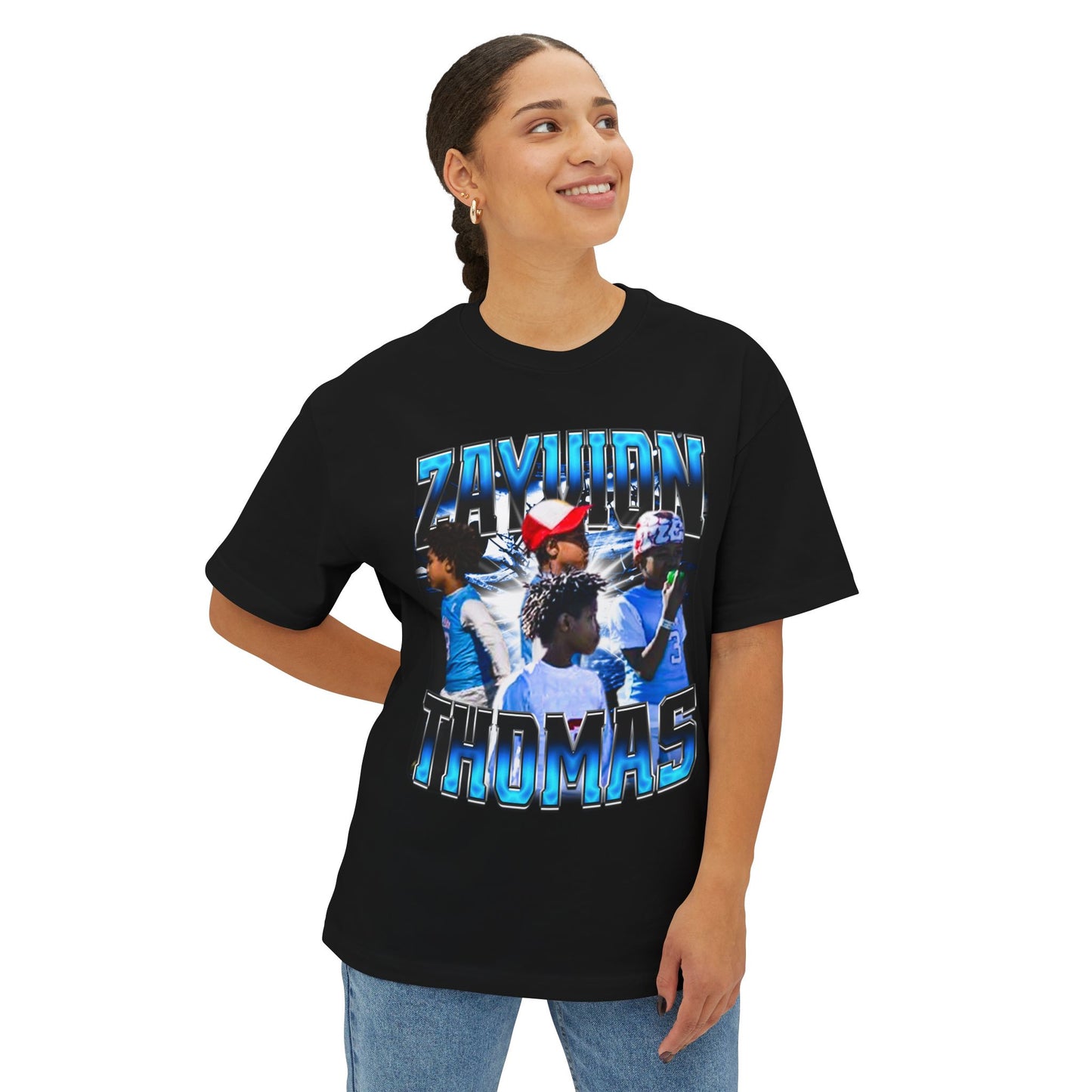 Zayvion Thomas Oversized Vintage Tee