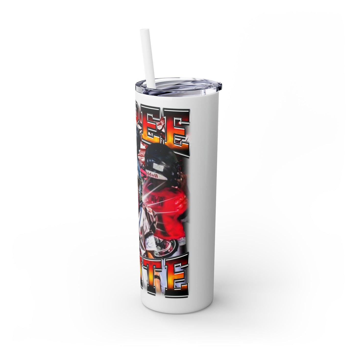 Kyree White Stainless Steal Tumbler