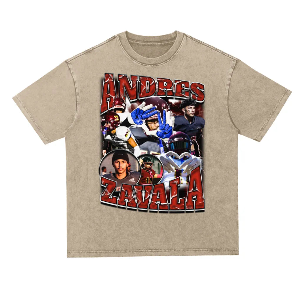 Andres Zavala Oversized Acid wash T-shirt