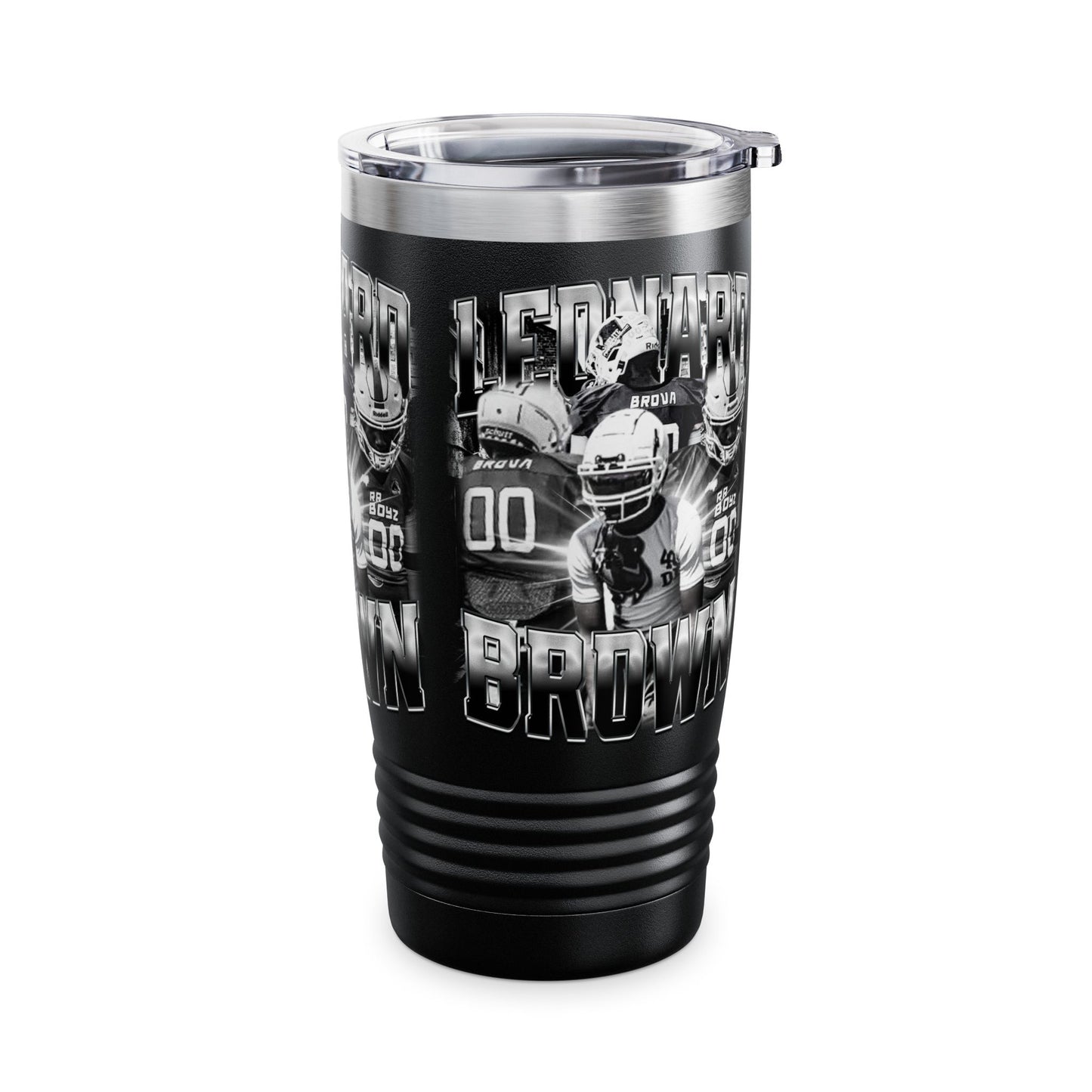 Leonard Brown Stainless Steal Tumbler