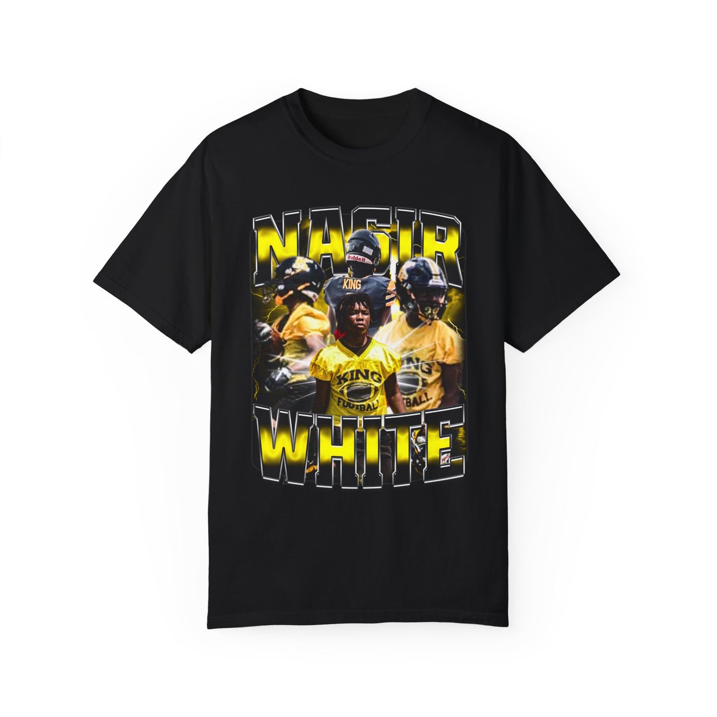 Nasir White Heavy Cotton Tee
