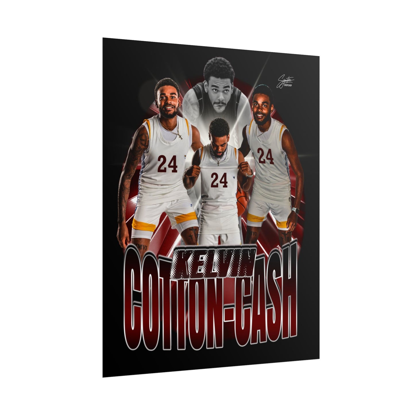 Kelvin Cotton-Cash Poster