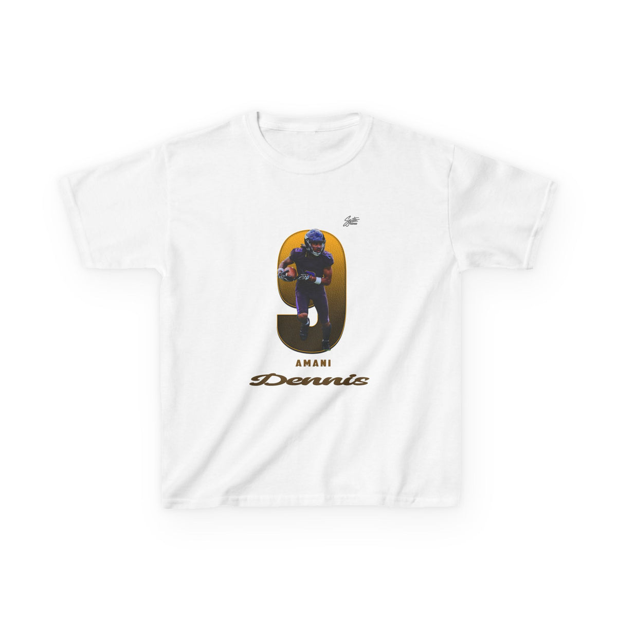 Amani Dennis Youth Heavy Cotton Tee