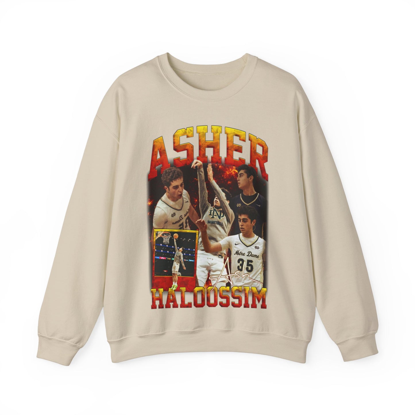 Asher Haloossim Crewneck Sweatshirt